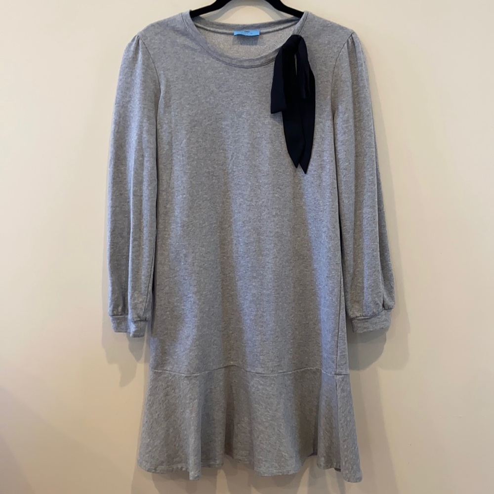 CeCe Sweater Dress with Bow